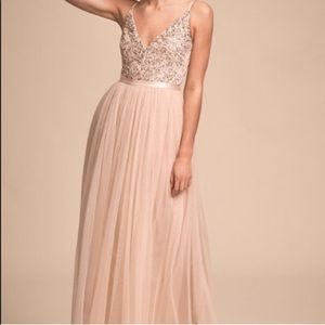 BHLDN Size 10 Avery Dress in Oyster